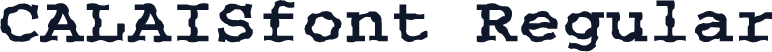 CALAISfont Regular