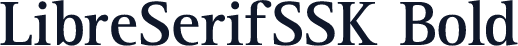 LibreSerifSSK Bold