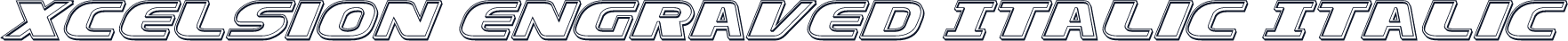 Xcelsion Engraved Italic Italic