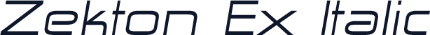 Zekton Ex Italic