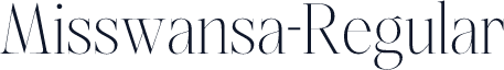Misswansa-Regular