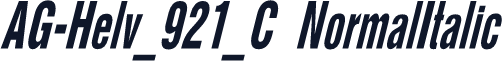 AG-Helv_921_C NormalItalic