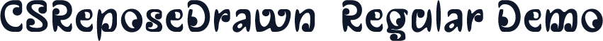 CSReposeDrawn-Regular Demo