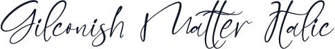 Gilconish Matter Italic