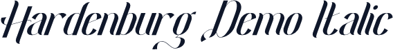 Hardenburg Demo Italic