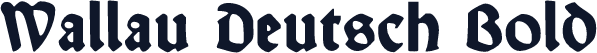 Wallau Deutsch Bold