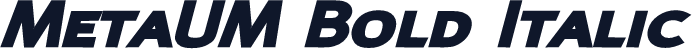 MetaUM Bold Italic