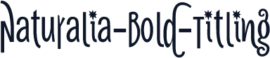 Naturalia-Bold-Titling