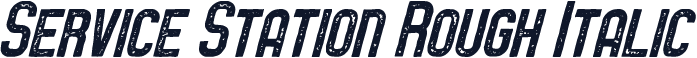 Service Station Rough Italic