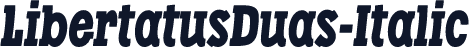LibertatusDuas-Italic