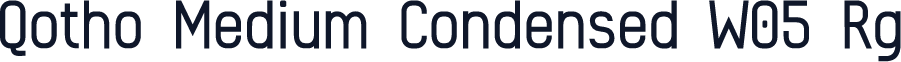 Qotho Medium Condensed W05 Rg