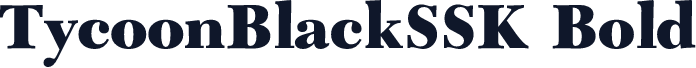 TycoonBlackSSK Bold