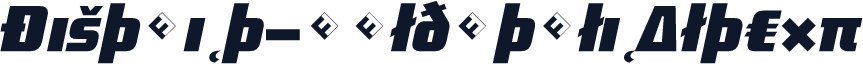 District-BoldItalicAltExp