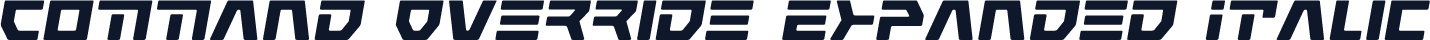 Command Override Expanded Italic