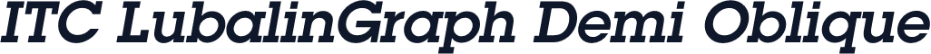 ITC LubalinGraph Demi Oblique