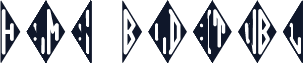 HaroldsMonograms-BlackDiamondTwoBold