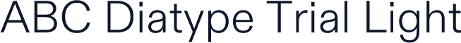 ABC Diatype Trial Light