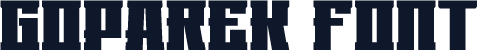 Goparek Font
