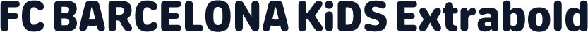 FC BARCELONA KIDS Extrabold