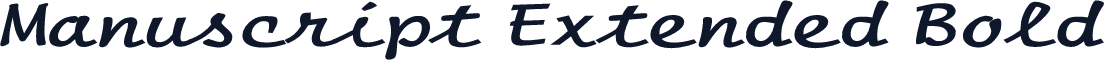 Manuscript Extended Bold