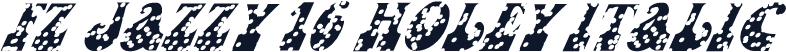 FZ JAZZY 16 HOLEY ITALIC