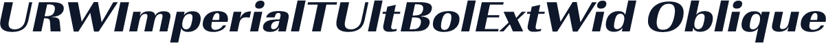 URWImperialTUltBolExtWid Oblique