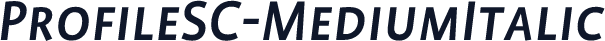 ProfileSC-MediumItalic