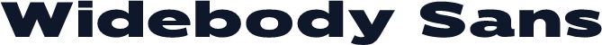 Widebody Sans