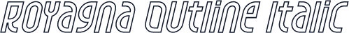 Royagna Outline Italic