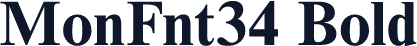 MonFnt34 Bold