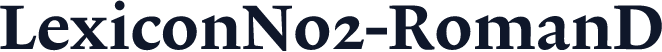 LexiconNo2-RomanD