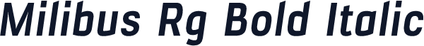 Milibus Rg Bold Italic