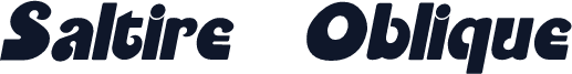 Saltire Oblique