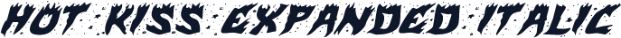 Hot Kiss Expanded Italic