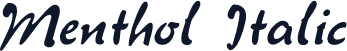 Menthol Italic