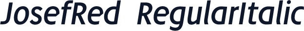 JosefRed-RegularItalic