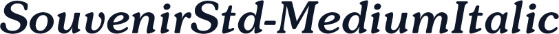 SouvenirStd-MediumItalic