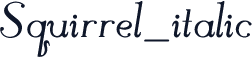 Squirrel_italic