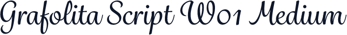 Grafolita Script W01 Medium