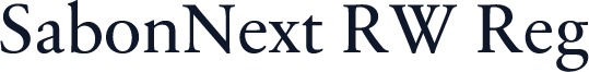SabonNext RW Reg