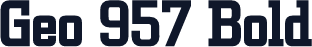 Geo 957 Bold