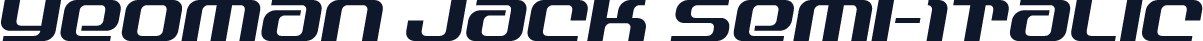 Yeoman Jack Semi-Italic