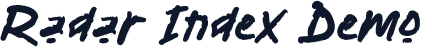 Radar Index Demo