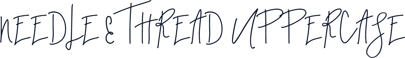 Needle & Thread Uppercase