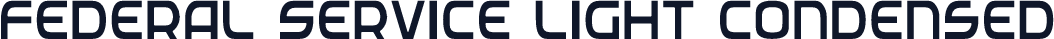 Federal Service Light Condensed