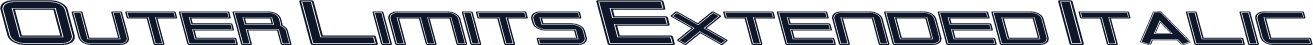 Outer Limits Extended Italic