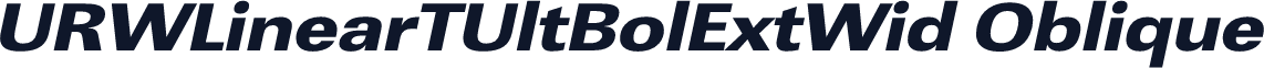 URWLinearTUltBolExtWid Oblique