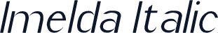 Imelda Italic
