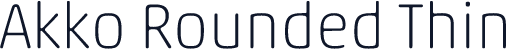 Akko Rounded Thin