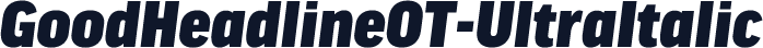 GoodHeadlineOT-UltraItalic
